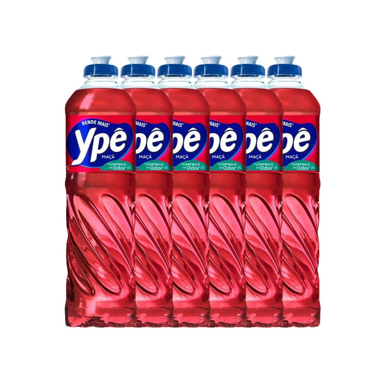 Detergente-Liquido-de-Maca-Ype-Pack-com-6-Unidades-de-500ml-cada
