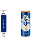 Cerveja Puro Malte Crystal Tiger Pack com 12 Unidades de 350ml Cada