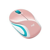 Mouse Wireless M187 Rosa Logitch