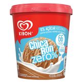 Sorvete de Chocolate Chicabon Zero Açúcar Kibon Pote 800ml