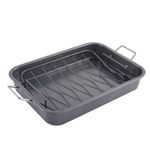 Assadeira-Anteaderente-com-Grelha-42x35cm-Dark-Grey-Jomafe