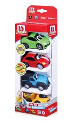 Conjunto-de-Carrinhos-Primeira-Colecao-BB-Junior-Caixa-com-4-Unidades