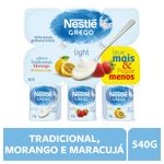 Iogurte-Grego-Tradicional---Morango---Maracuja-Light-Nestle-540g-com-6-Unidades