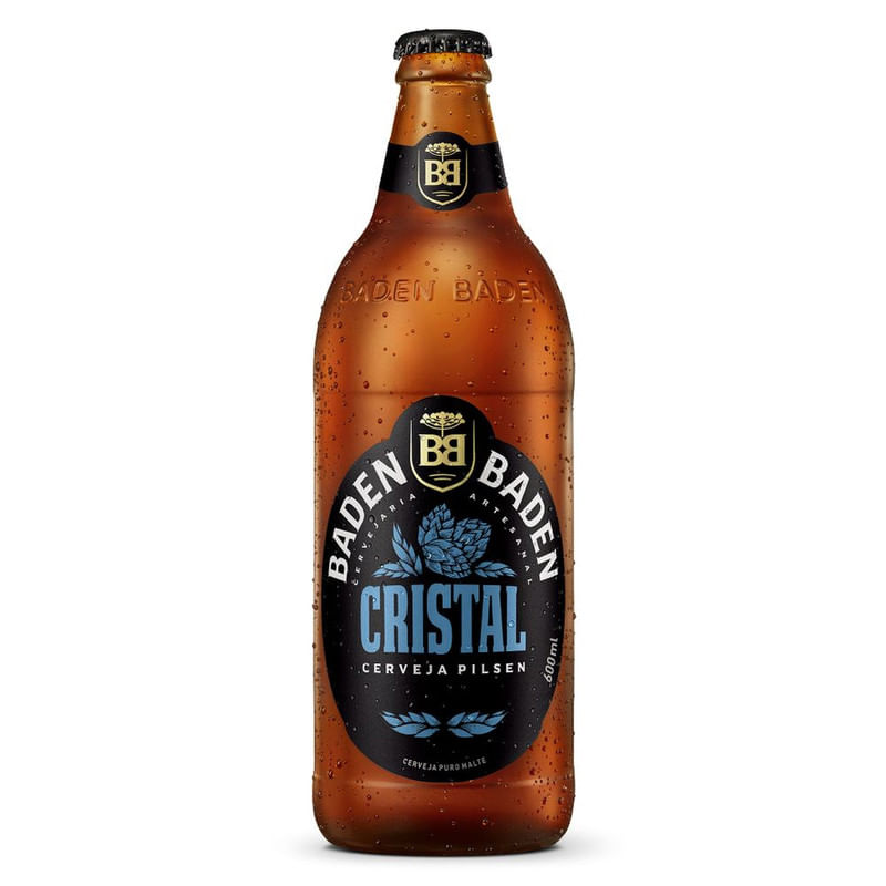Encontraproduto.com.br - Cerveja Pilsen Cristal Baden Baden Garrafa 600ml