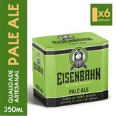 Cerveja Extra Pale Ale Puro Malte Eisenbahn Pack com 6 Unidades de 350ml Cada