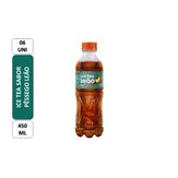 Ice Tea de Pêssego Leão Pack com 6 Unidades de 450ml Cada