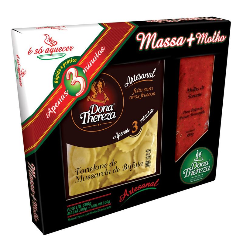 Kit-Massa-e-Molho-Artesanal-Tortelone-de-Mussarela-de-Bufala-e-Pomodoro-Dona-Thereza-Caixa-600g