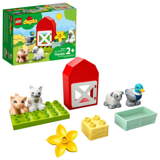 Cuidando-dos-Animais-da-Fazenda-Duplo-Lego
