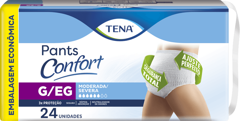 Roupa-Intima-Pants-Confort-G-EG-Tena-Pacote-24-Unidades