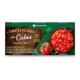 Tomate Pelado em Cubos Member's Mark Pack 3 Unidades 400g Cada