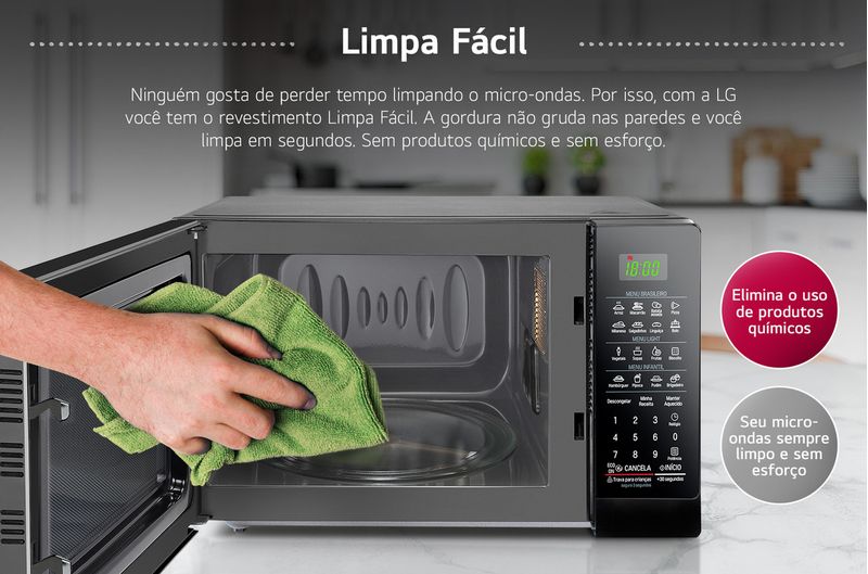 Forno De Micro-ondas Solo 30l Com Revestimento EasyClean E Tecnologia I ...