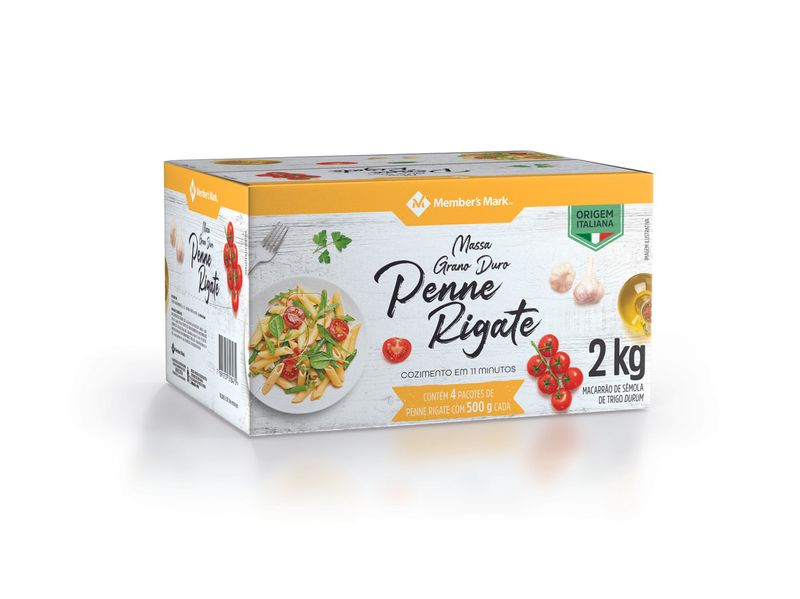 Macarrao-Penne-Rigate-Grano-Duro-Member-s-Mark-Pack-com-4-Unidades-de-500g-Cada