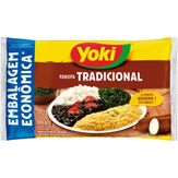 Farofa de Mantioda Temperada Tradicional Yoki Pacote 800g Embalagem Econômica