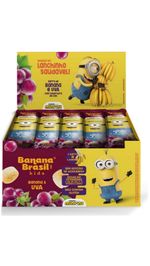 Barrinha-de-Frutas-Banana-e-Uva-Minion-Kids-Banana-Brasil-Caixa-com-20-Unidades-de-22g-Cada