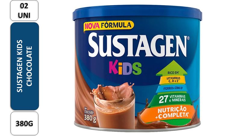 Suplemento-Alimentar-Kids-Chocolate-Sustagen-Pack-com-2-Unidades-de-380g-Cada