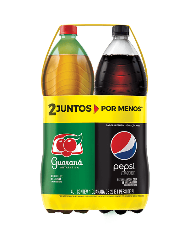 Kit-1-Refrigerante-Guarana-Antarctica---1-Pepsi-Black-Garrafa-2l-Cada