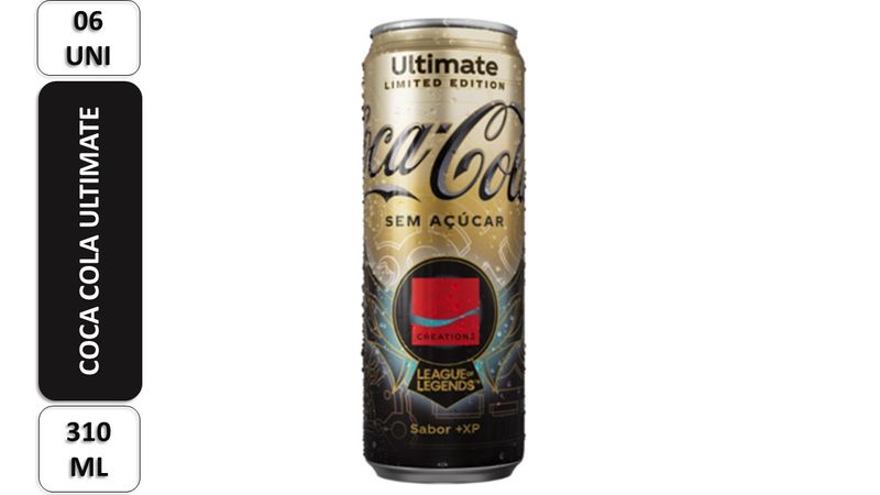 Refrigerante-Coca-Cola-Ultimate-sem-Acucar-Pack-6-Latas-310ml-Cada