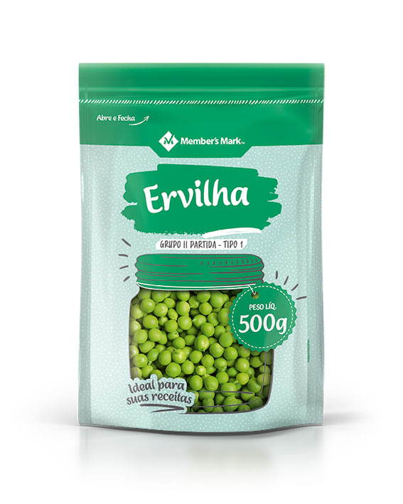 Ervilha-Verde-Member-s-Mark-Sache-500g