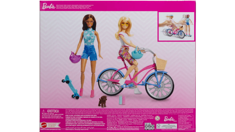 Bicicleta Barbie e seus filhotes Mattel CLD94 — Playfunstore