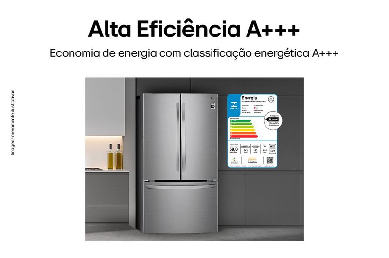 Refrigerador-French-Door-695L-Inverter-LG-220V