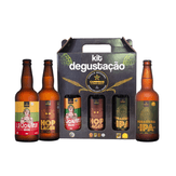 Kit Degustação Cerveja Artesanal Campinas Cervejaria Caixa com 3 Unidades de 500ml Cada