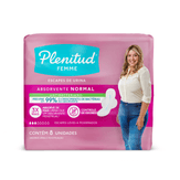 Absorvente com Abas Normal Femme Plenitud Pacote 8 Unidades