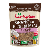 Granola 7 Grãos 100% Integral com Cacau e Coco Fresco Da Magrinha Pouch 850g