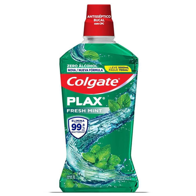 enxaguantebucalcolgateplaxfreshmint1l