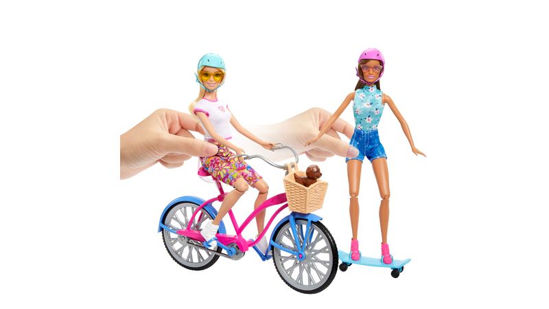 Barbie store bike set