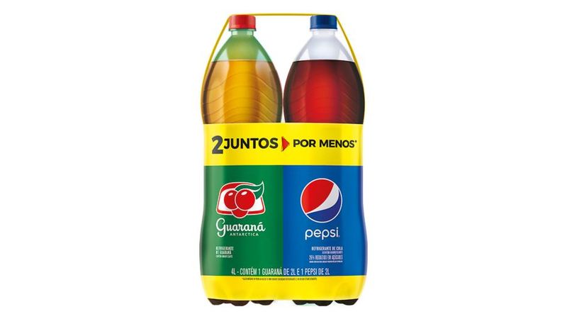 KIT REFRIGERANTE GUARANÁ ANTARCTICA 2X1L PET - lavagnoli