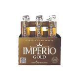 Cerveja Imperio Gold Pack com 6 Unidades de 210ml Cada