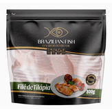 Filé de Tilápia Congelado Brazilian Fish Pacote 800g