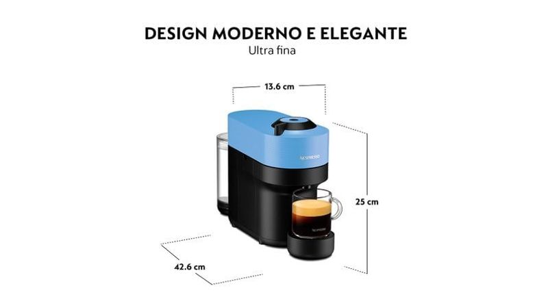 ☕ NOVA CAFETEIRA de CAPSULA NESPRESSO VERTUO POP com ESPUMA e SISTEMA  GIRATÓRIO! 