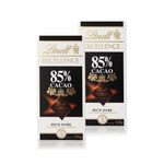 Chocolate-Dark-85--Cacau-Lindt-Excellence-Pack-com-2-Unidades-de-100g-Cada