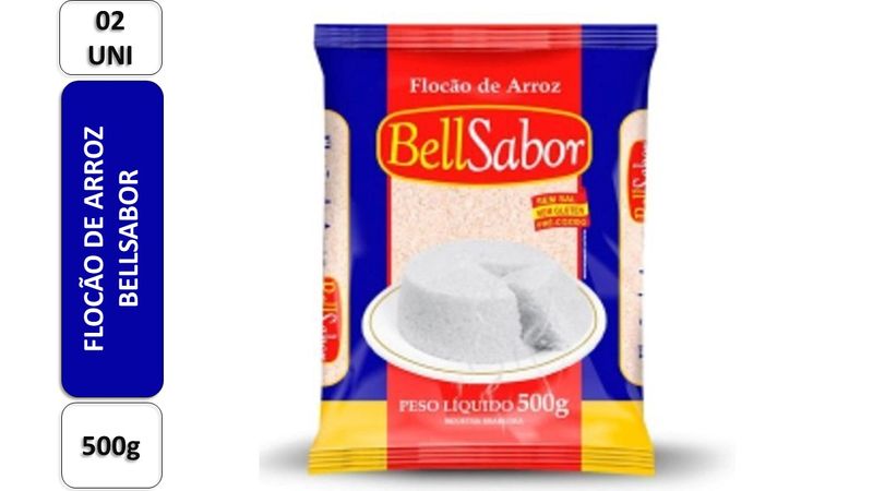 Flocao-de-Arroz-Bellsabor-Pack-2-Unidades-500g-Cada