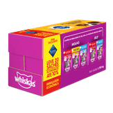 Sachê Whiskas Jelly Carne Com 20Unidades De 85g Cada