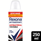 Desodorante Aerossol Rexona Feminino Antibacterial Frasco 250ml