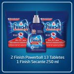 Kit-2-Detergentes-Tablete-All-In-1-Max-2353g-Cada---Secante-brilhoso-Lava-Louca-250ml-Finish-Powerball