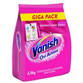 Tira Manchas Vanish em Pó Oxi Action para roupas coloridas Refil Econômico 2,5kg