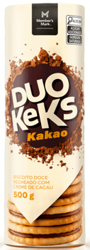 Biscoito Duo Keks Member's Mark Pacote 500g