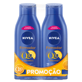 Pack Hidratante Body Firmador Nivea Q10 2 Frascos com 400ml