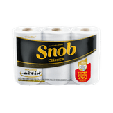 Papel Toalha Clássica Snob Multiuso 3 Rolos com 120 Toalhas