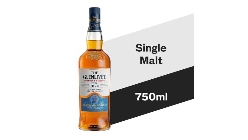 Whisky Escocês Single Malt Founder's Reserve The Glenlivet
