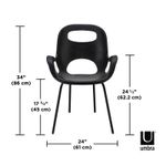 Cadeira-Oh-Chair-Umbra-Preta