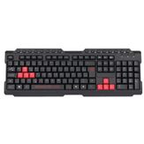 Teclado Gamer Dragon War 16 Hotkeys ELG Vermelho