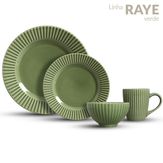 Conjunto de Jantar Raye Scalla Verde 16 Peças