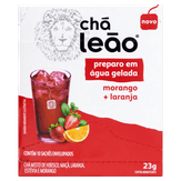 Chá Leão Morango e Laranja Pack 2 Unidades 10 Sachês Cada