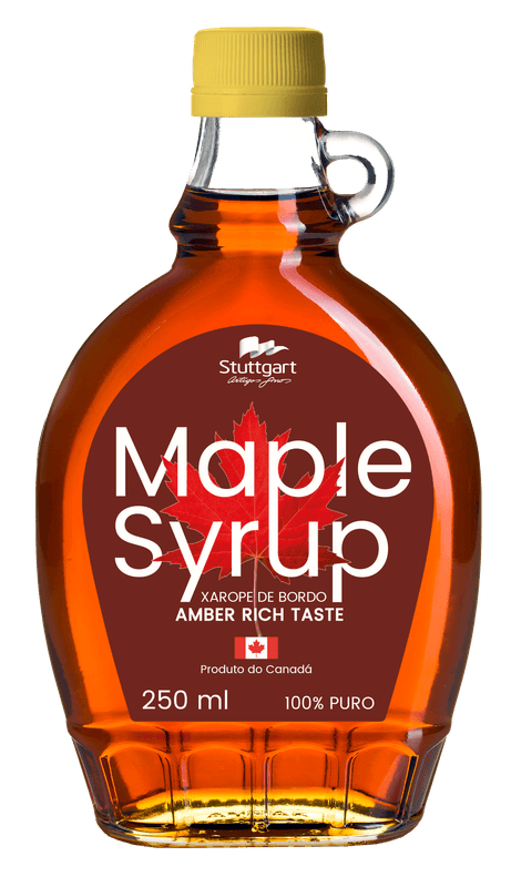 Xarope Maple Syrup Canadense Stuttgart Vidro 250ml - Sam's Club