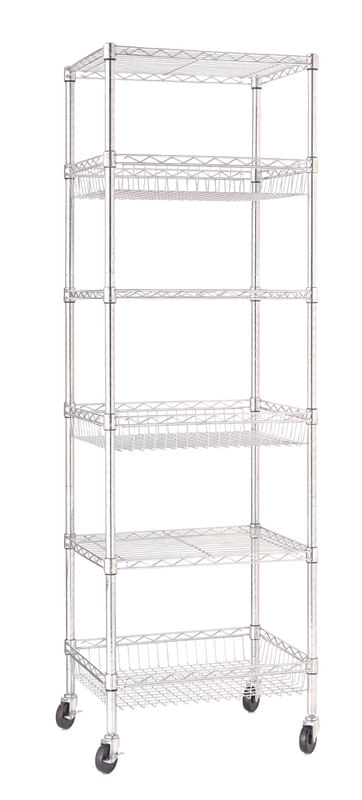 Estante-Cestos-6-Niveis-Chrome-Member-s-Mark