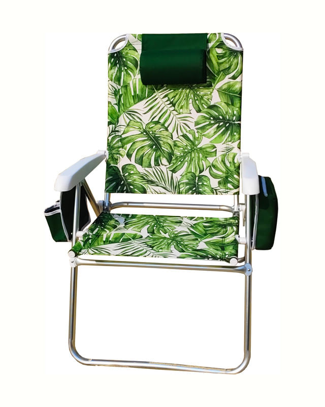 Cadeira-de-Praia-Capri-Green-Forest-Member-s-Mark